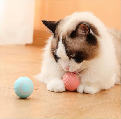 Smart Interactive Cat Toy Automatic Rolling Ball Electric Cat Kitten Ball Toys