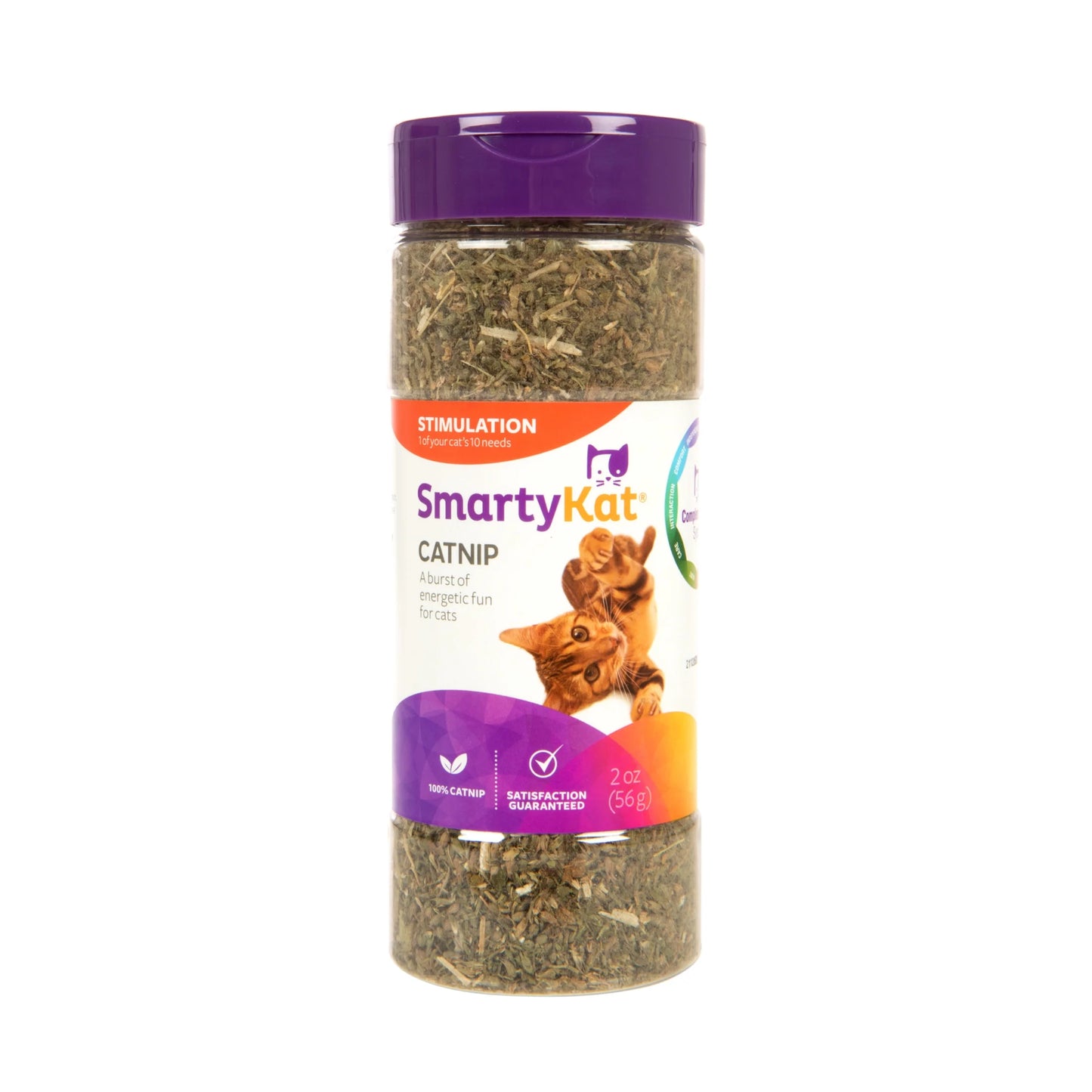 Organic Catnip for Cats, 100% Certified Organic & Natural, Pure & Potent, Resealable Shaker Canister, 2 Ounce