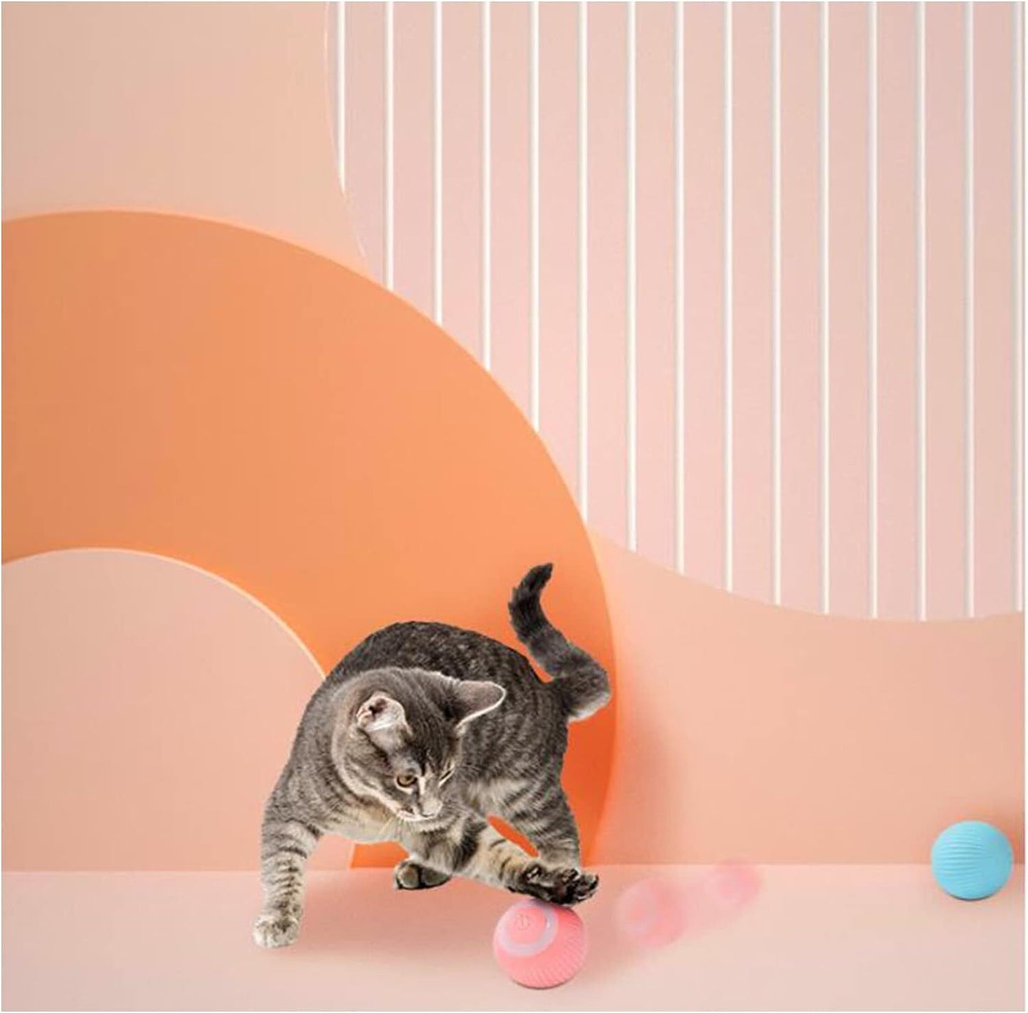 Smart Interactive Cat Toy Automatic Rolling Ball Electric Cat Kitten Ball Toys