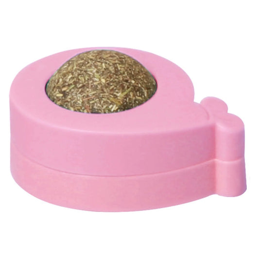 Cat Chew Toy 360 Degree Rotating Teeth Cleaning Pet Treat Catnip Ball Edible Cat Lick Treats Toy Pet Toy