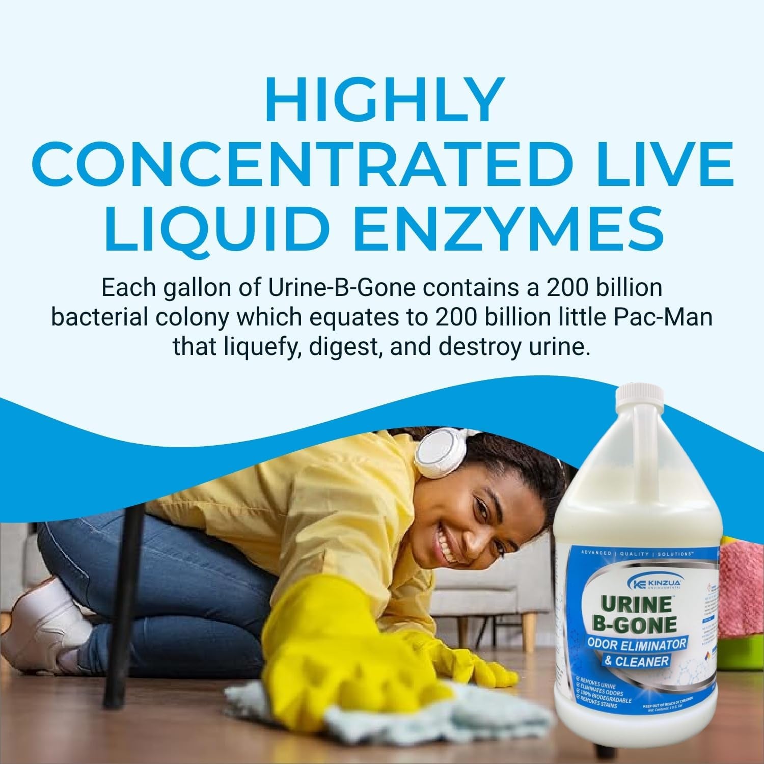 Urine-B-Gone | Professional Urine Enzyme Odor Eliminator | Completely Elimina...